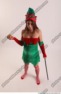 Veronika Elf Pose With Apple